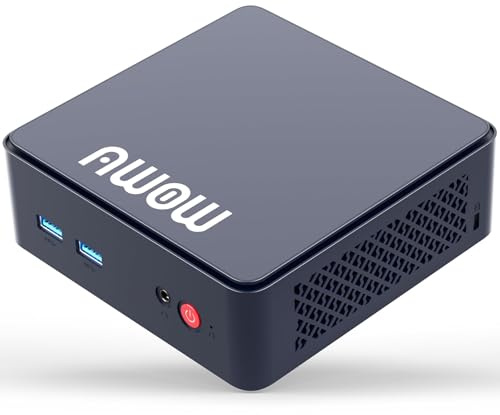 AWOW AK10 Mini PC N95 (bis zu 3,4 GHz), 16GB RAM 512GB SSD, 4K UHD, WiFi 5, Bluetooth 5.2, Gigabit LAN – Mini-PC für Büro, Heimkino, Schule