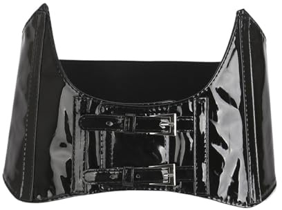 UALXPAO Smoking pannband för män flera färger underkläder korsett dam gotisk flicka kvinnlig harness rem gummi elastiska bälten cummerbund för kvinnor klänning kappa, Färg 1, XL 96cm
