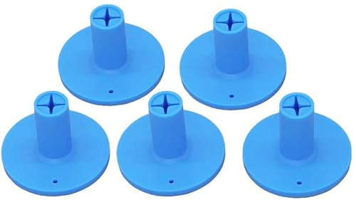 QHALEN Golf Gummi-Teehalter Set für Golf Driving Range Tee Übungswerkzeug 5 Stück, blau