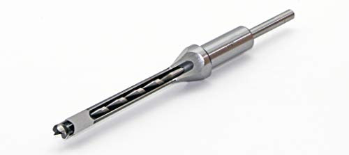 Fisch Mortise Chisel & Bit Set – 1/2 Dia x 5/8 x 7-1/4 OAL – Hollow Square Mortise Chisel with Bit – Precision Woodworking Tool – Made in Austria | FSG-370086 (1/2 in)