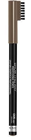 Rimmel London Brow This Way Pencil, 005 Ash Brown, 4g