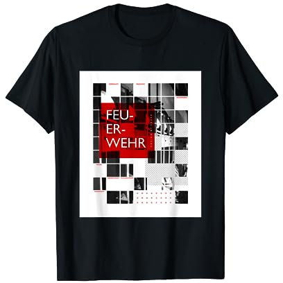 Feuerwehr Maschinist Atemschutz Feuer Feuerwehrauto Papa Fun T-Shirt