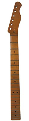 ZENGXUE E-Gitarrenhals Maple Electric Gitarre Neck 22 Fret Orange Farbe Griffbrett Für Stecken Strat-Gitarren-Zubehör