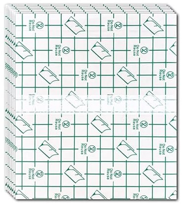 50 Stück Wasserdichte Bandagen Dusche Schutzabdeckung Schilde, Folie Bandage Dusche Pflaster Rolle Wasserdichtes Pflaster Tattoo Film Bandage (20X20cm)
