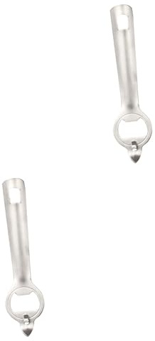 BESTonZON 2 Piezas Abridor De Cerveza De Acero Inoxidable Abridor De Botellas De Cerveza Botella De Imán Extractor De Tapa De Cerveza De Vino Abridor De Cerveza Magnético Mano Tapa De Lata