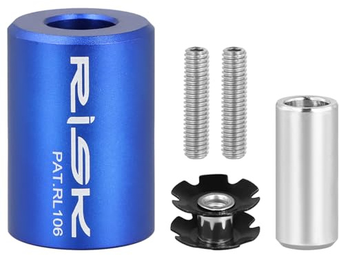Bezavea Fahrrad Headset Sternnuss, 4 Stück Fahrrad Gabel Sternmutter Set, Universal Bike Star Nut Setter, Sternmutter Reparatur Werkzeug, Einfach zu Bedienen, für Mountain Road Bike, Hybrid Bike