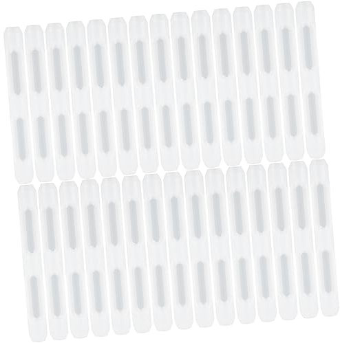 HOMSFOU 60 Paar Brille Feste Ohrstütze Sportbrille Brillenhalter Sport Zubehör Brillenständer Kieselgel Weiß Halterung Stiefel