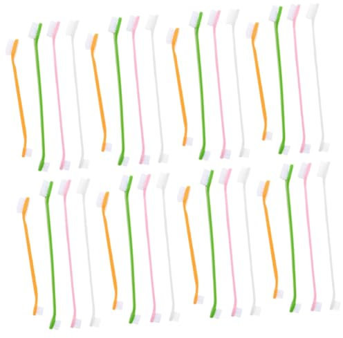 YARNOW 32stücke Teiliges Von Kleinen Hundezahnbürsten Dual- -bürsten Für Sanfte Zahnreinigung Geeignet Für Kleine Haustiere Ergonomisches Design Für Komfortable Anwendung