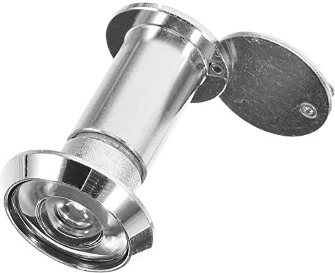 WHAMVOX Mirilla Digital De Acero Inoxidable Con De Privacidad Visor Gran Para Puertas De 40-55mm Resistente y Duradera Protección De Seguridad 1 Unidad