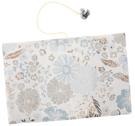 DIYEAH Floral Buchumschlag Aus Stoff Für Notizbücher Elegante Buchhülle Mit Dekorativem Design Schützt Ihre Bücher Im Alltag Waschbar Und Langlebig Für Studenten Und Buchliebhaber