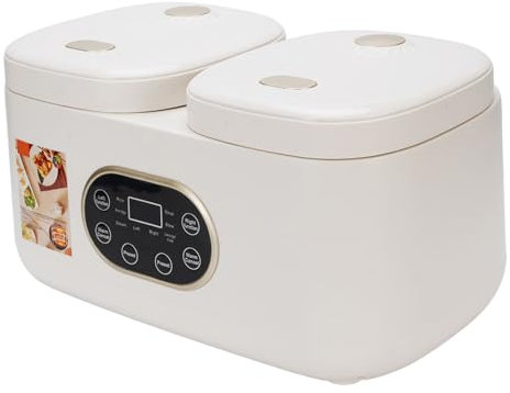 Cooker di Riso a Pentola a Doppia Cottura a Doppia Cottura, Multifunzionale Funzione del Timer del Server Buffet, Ideale per la Raccolta delle Feste in (1#)