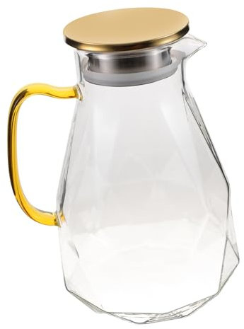 POPETPOP Jarra Vidrio Jarra Para Fría y Bebidas Para Uso Diario y Decoración De Mesa