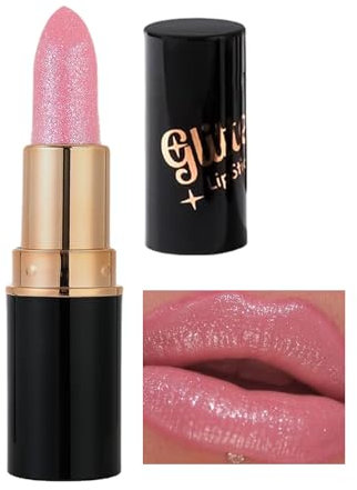 6 colori set rossetto glitter diamantato | rossettis grassocchi rosa lunga durata | Colore altamente pigmentato cremosos scintillante Lip Gloss Coin | Makeup a labbra idratante profondo per le ragazze
