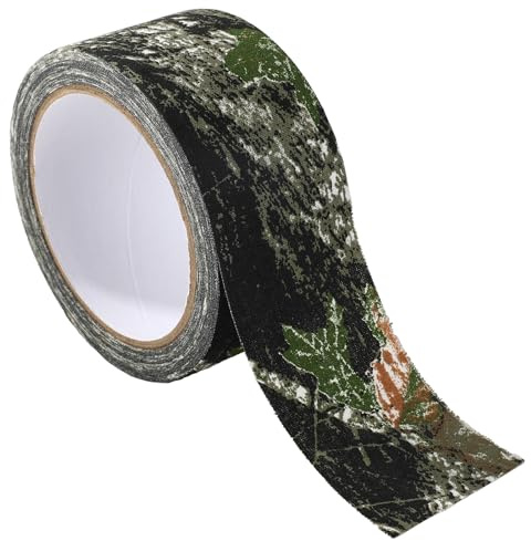 Lyreh 10 m Tarnband, Selbstklebendes Jagd-Tarnband Mehrzweck Tarn Schalldämmungs Wickelstreifen Bandage für Outdoor-Jagd Camping Kletterausrüstung Zubehör