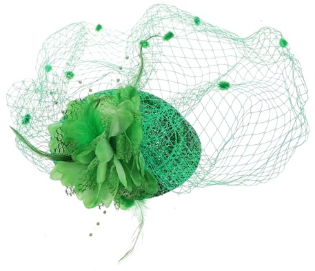 GANAZONO Haarschmuck Für Die Feiertage Weihnachts Fascinator Für Frauen Teeparty Hut Teeparty Fascinator Outfits Für Frauen Hut Teehut Fasinor