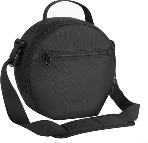 Sandyseptember Headphone Storage Bag with Shoulder Strap for A70, Double Pockets, 600D Nylon Protective Case