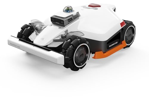 MAMMOTION LUBA 3 AWD 1500 Robot Tosaerba per 1500㎡, LiDAR+Doppia Telecamera AI Vision a 360°, Trazione Integrale per Pendenze all'80%, Gestione Multizona fino a 15 zone, Altezza di Taglio 25-70mm