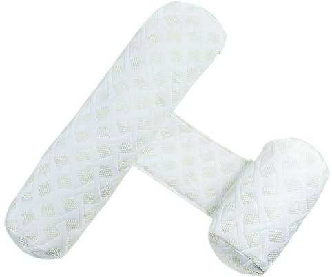 Uanqfegy Verstellbarer Anti-Roll-Baby-Seitenschläfer-Keil, atmungsaktiver Säuglings-Schlafpositionierer mit abnehmbarem Bezug für Bequeme Unterstützung, weiß