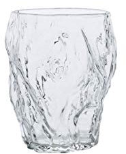 Maya Star Verre à whisky transparent de style japonais, souvent utilisé dans le Scotch, le whisky, le brandy, le whisky, la bière, le cocktail – Motif vagues