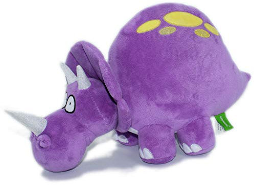 VACHICHI Stofftier Dinosaurier Kollektion, Plüschtier Triceratops, Dino Plushie, Geschenke für Geburtstag, Valentinstag, Weihnachten, 35 cm