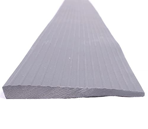 REHASHOP Vollgummirampe Gecko (8 mm) - Flexible und robuste Schwellenrampe aus Gummi, Verschiedene Höhen und anpassbar