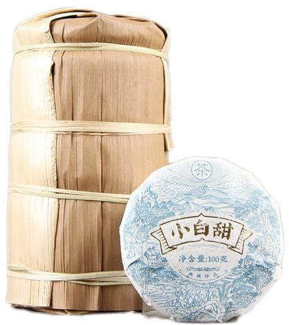 Gâteau au thé blanc chinois Arbre ancien bio 100g Thé de haute montagne Xiao Bai Tian