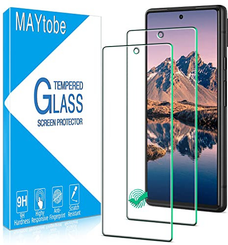 MAYtobe 2 Unidades Protector de Pantalla para Google Pixel 6a 5G, Cristal Vidrio Templado Antiarañazos, Antihuellas, Sin Burbujas, Dureza 9H, Ultra Transparente
