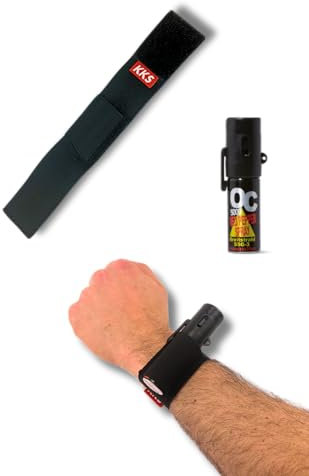 Pfefferspray 15ml OC 5000 SSG-3 Breitstrahl mit Armband Halterung