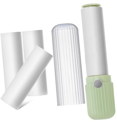 minkissy Mini Lint Roller Stick It Roller Travel Pet Hair Remover Dog Hair Remover for Clothes Furniture