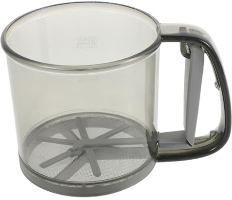 WEKADRIN Rundes Sieb Zum Kuchenbacken Feinmaschiges Mehlsieb Aus Handmehlsieb Mit Doppellagigem Design Zum Sieben Von Puderzucker Und Mehl Praktisches Backwerkzeug Für Hause