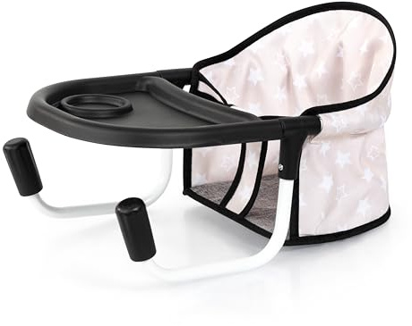 Bayer Design 65931AA bordsstol för dockor, tillbehör, sittplats för dockor upp till 46 cm