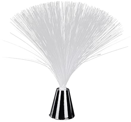 STOBOK Optische Fiber Optic Lampe Mit Farbwechsel RGB Tischleuchte USB Batterie Dekoratives Nachtlicht Für Wohnraum Fenster Weihnachtsdeko