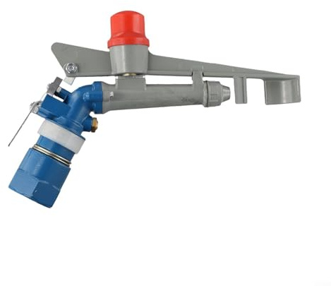 Système d'arrosage rotatif de pelouse en métal de 2,5 cm avec couverture de 35 à 40 m pour grandes surfaces agricoles, thé, jardin, ferme, contrôle de la poussière, arrosage à 360 degrés