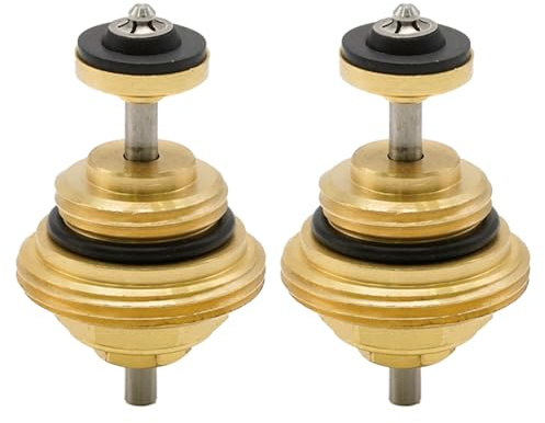 Hoypeyfiy 2Stk. Verteiler M30 x 1,5 mm G1/2 Messing Rückholbolzen, Verteiler Ventileinsatz und Heizkreisverteiler, Fußbodenheizungsverteiler für UFH Stellantrieb