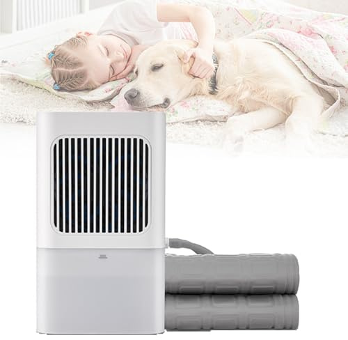 di Raffreddamento A Letto, Materasso di Raffreddamento Ad Acqua con Remoto, 3 Marcia Regolabile E Serbatoio dell'Acqua Visibile 2l, Topper Elettrico Raffreddato Ad Acqua, per Dormitorio Two Persons