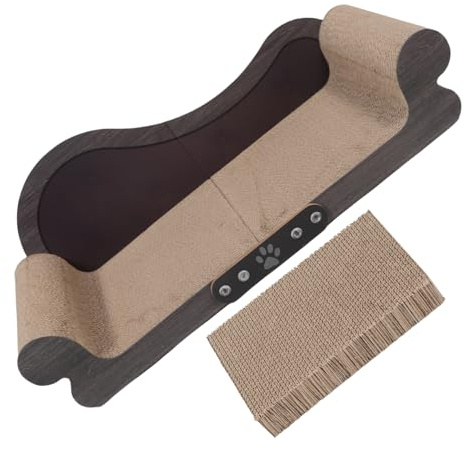 NOLITOY Kratzliege Für Katzen Aus Wellpappe Kratzbrett Für Sofas Und Möbel Kratzmatte Für Haustiere Schützt Polster Vor Kratzern Katzentoilette