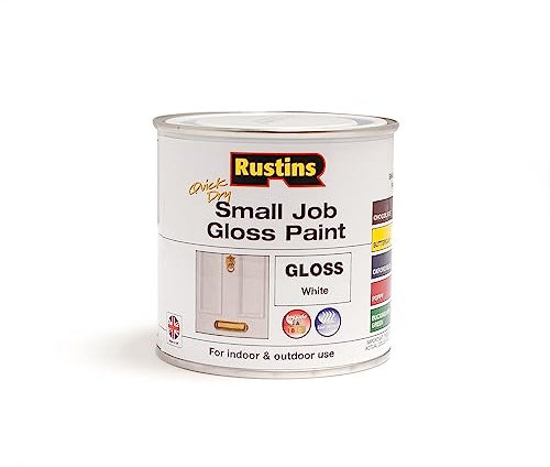 RUSTINS Small Job Gloss Paint White 250ml