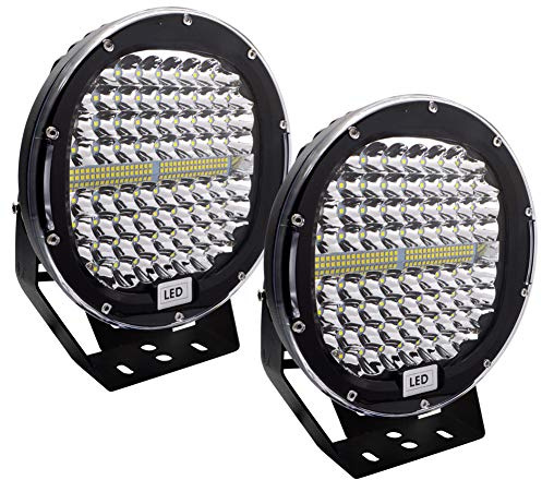 LED Arbeitsscheinwerfer 9 408W LED Zusatzscheinwerfer 12V 24V Scheinwerfer | Offroad Spotlight 6000K 40800LM Runde IP67 Wasserdicht Nebelscheinwerfer Arbeitsleuchte für Auto SUV ATV LKW 4x4 Traktor