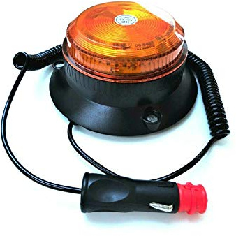 Matel Service Rundumleuchte LED 4 Blitzmuster 9-80V ECE R65 R10 E9 Magnet für PKW LKW Traktor