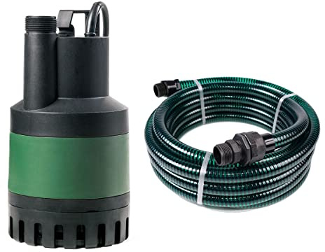 DAB Nova Up 180 M-NA mit Ablaufschlauch 7 Meter - Flachsauger-Tauchpumpe - 7.500 L/Std. - 280W - Förderhöhe 5 m - Korngröße 10 mm - Tauchpumpe