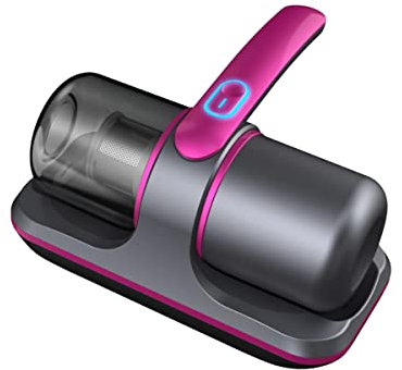 ABHI Milbensauger, Kabellos Antimilben-Staubsauger mit UV-Licht 8Kpa Starke Absaugung Matratzenreiniger Handstaubsauger für Bettlaken Kissen Couch Staubsammler 100W - Grau