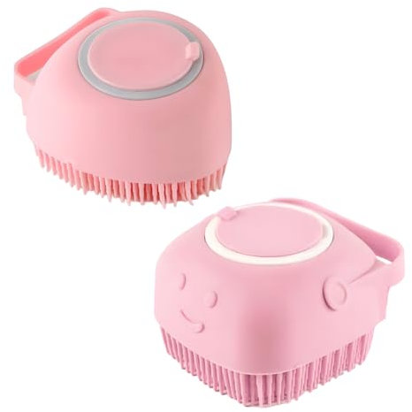 Katzenbürste,Hundebürste,Pfotenreiniger für Hunde,Furminator Katze,Hundebürste Langhaar/Kurzhaar,Hundekamm,Hundebürste Unterwolle,Katzenbürste Kurzhaar/Langhaar,Katzen Bürste (Rosa)