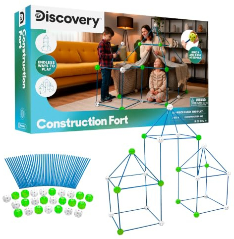 Discovery Fort Building Kit, 69 Pieces, Ages 5+