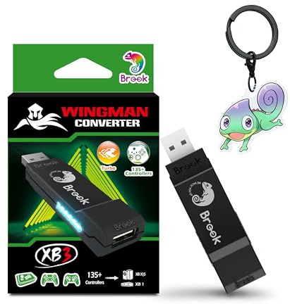 Brook Wingman XB 3 Converter - Eleva tu experiencia de juego: Adaptador inalámbrico para Xbox Series X/S, Xbox One y PC con funciones de reasignación y turbo [Edición Exclusiva Oficial]