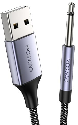 MOSWAG Câble de Charge USB 2,5 mm, Câble de Recharge DC de Remplacement, Câble de Charge Rapide USB Pour Massage, Jouets (1M)