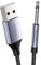MOSWAG Câble de Charge USB 2,5 mm, Câble de Charge DC de Remplacement, Câble de Charge Rapide USB Pour Massage, Jouets (1M)