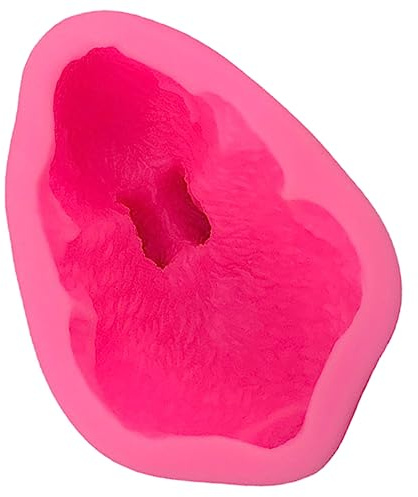 TOPBATHY Süße Silikon Backform Hase für Kuchen Kekse und Schokolade Wiederverwendbare Antihaftbeschichtete Silikonform für Fondant Fudge und Desserts für Ostern und Kreative Backprojekte