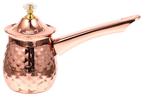 TOPBATHY forniture di caffè teiera calderone diffusore macchina per il caffè tazze cappuccino tazza cappuccino brocca di latte da cucina brocca schiumante Acciaio inossidabile Rose Gold