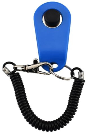 Hundetraining Clicker - Tragbarer Clicker Hundetrainer | Leichter Katzentraining Clicker, Clicker Tools, Pet Training Clicker, Hundetraining Stuff, Hilfe für Katzen Welpen Vögel Zubehör