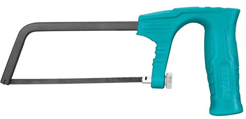 TOTAL - Mini sågbåge - längd 150 mm - trä- och plastskärverktyg - perfekt för VVS- och träbearbetningsarbeten - inkluderar sågblad